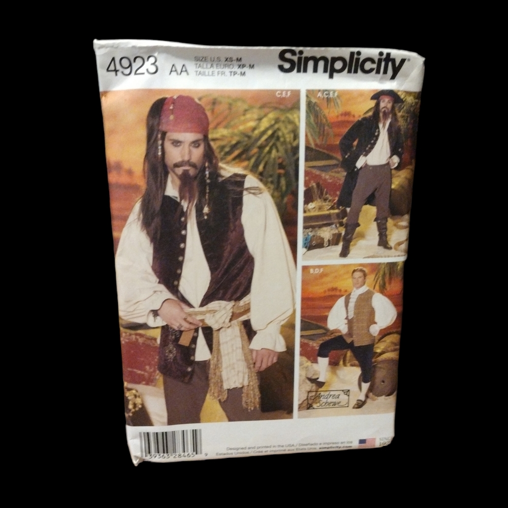 Simplicity Men's Costume Pattern